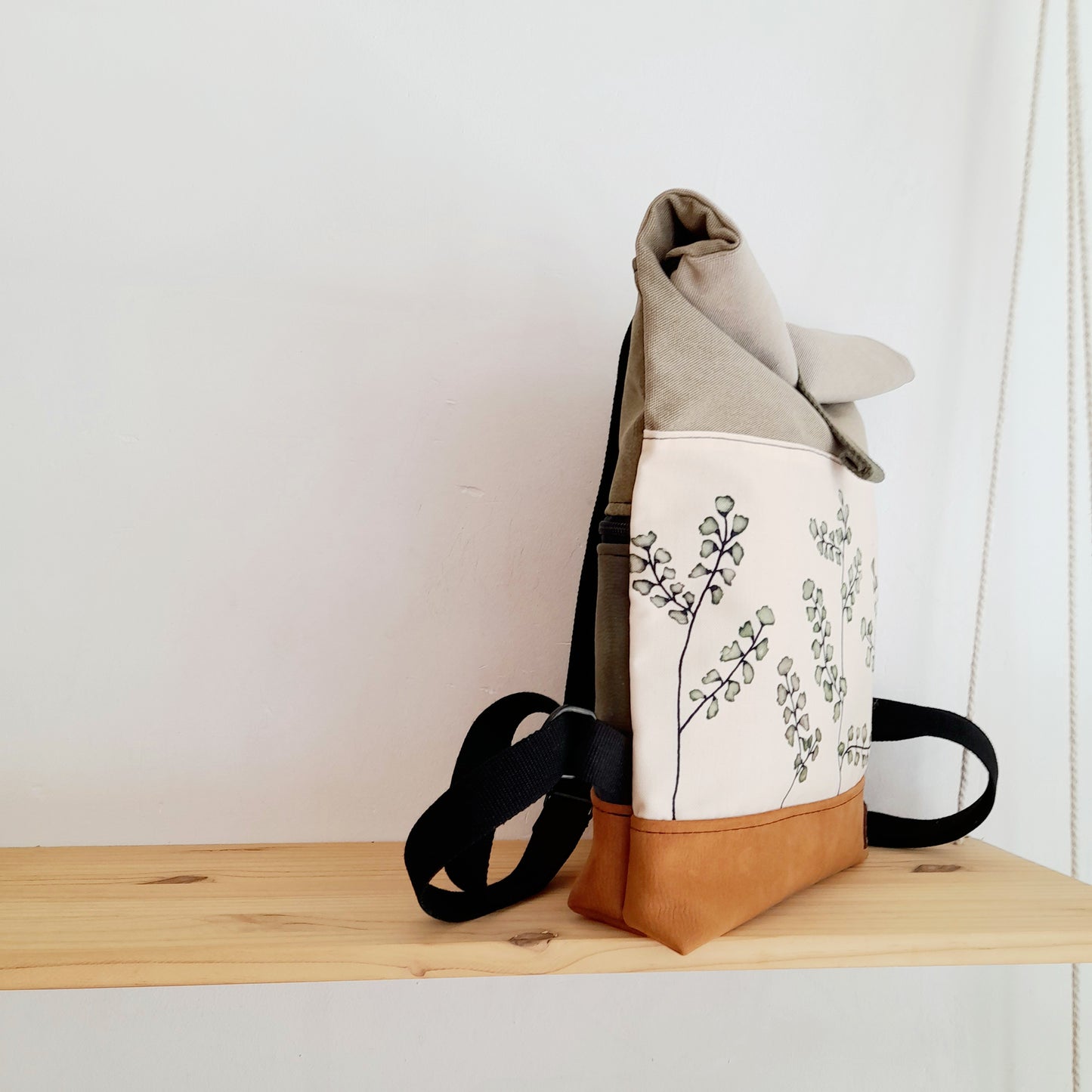 Rolltop de Helechos, camel y kaki