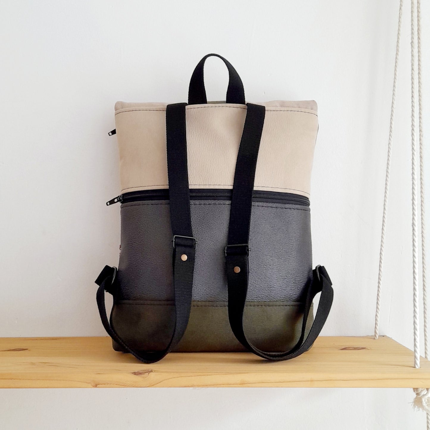 Rolltop de Ramas Japonesas grises con verdes