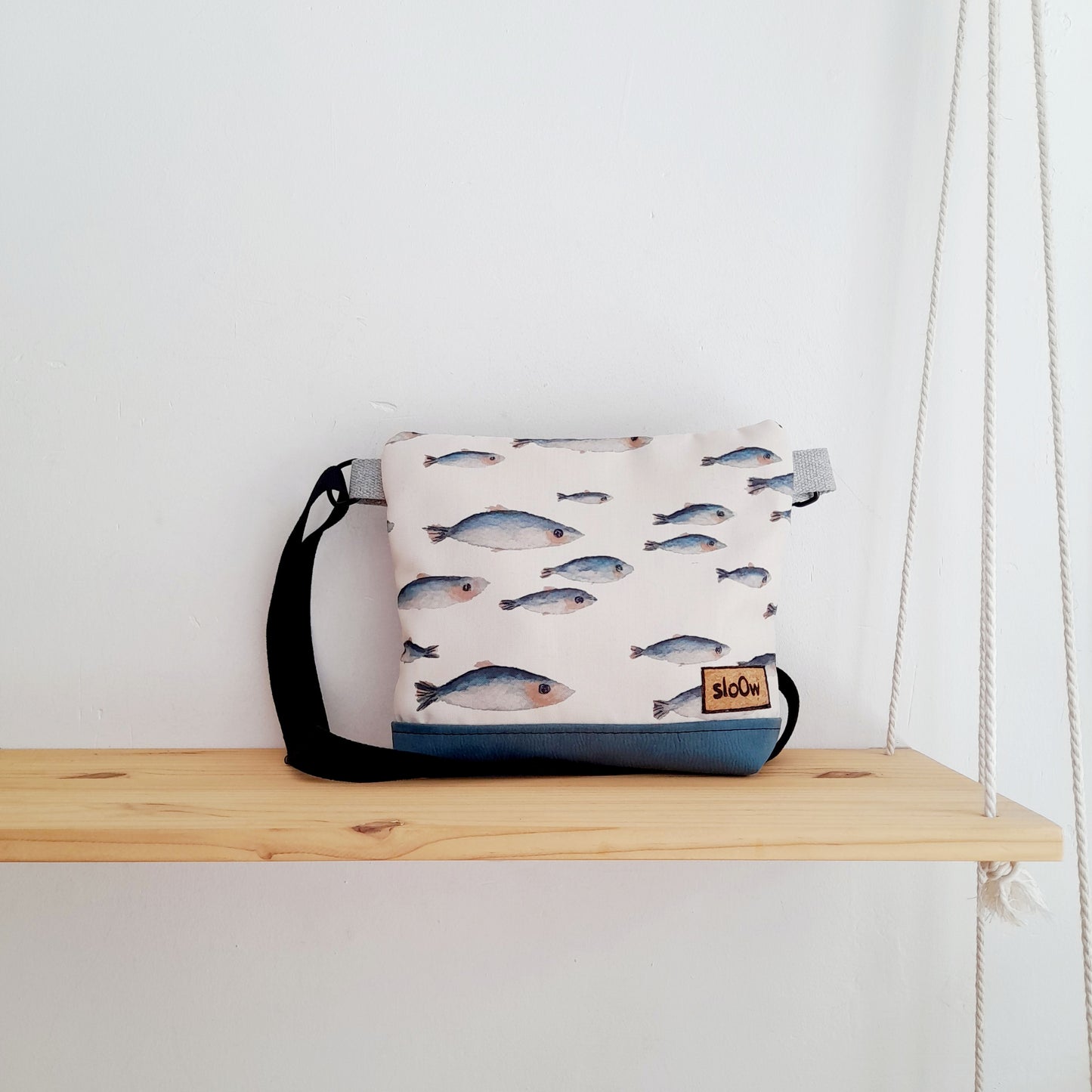 Bolso de Peces azules