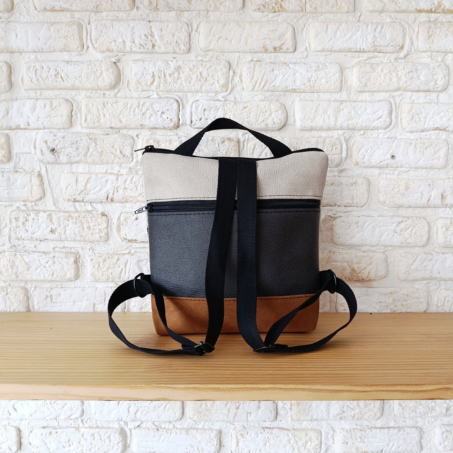 Mochila cuadrada de Libélulas claras